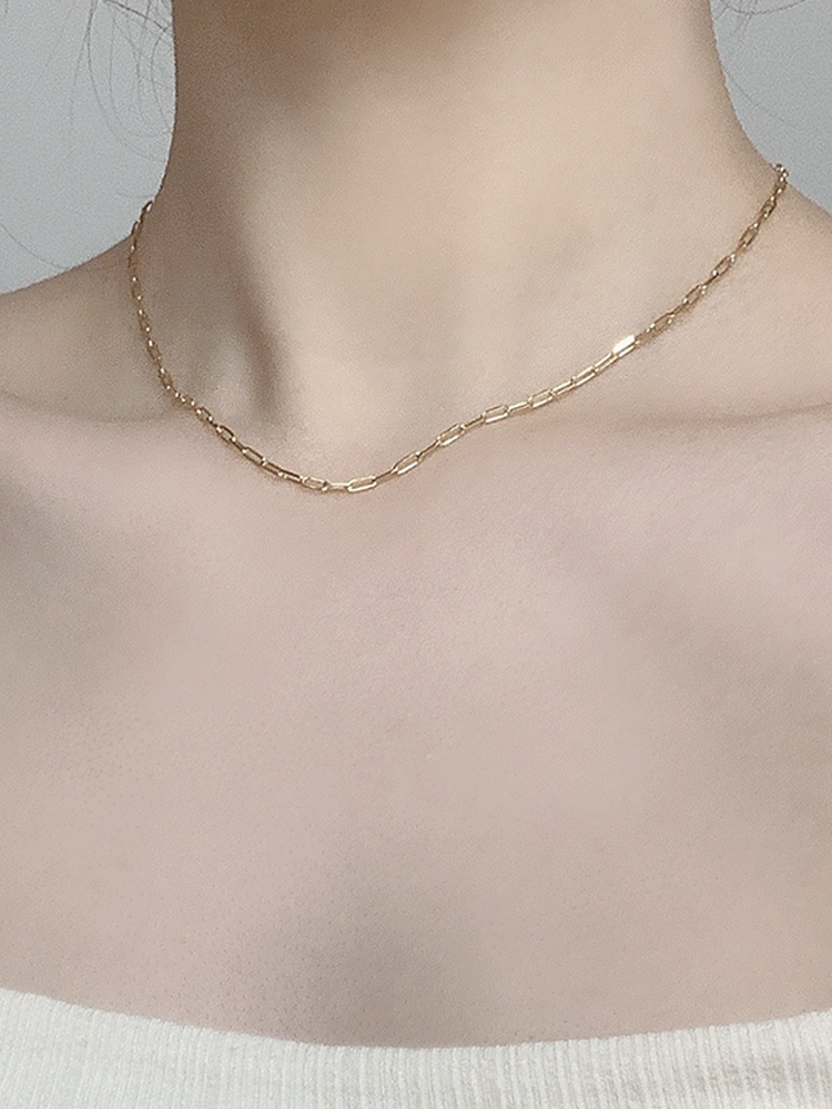 925 silver chic chain necklace