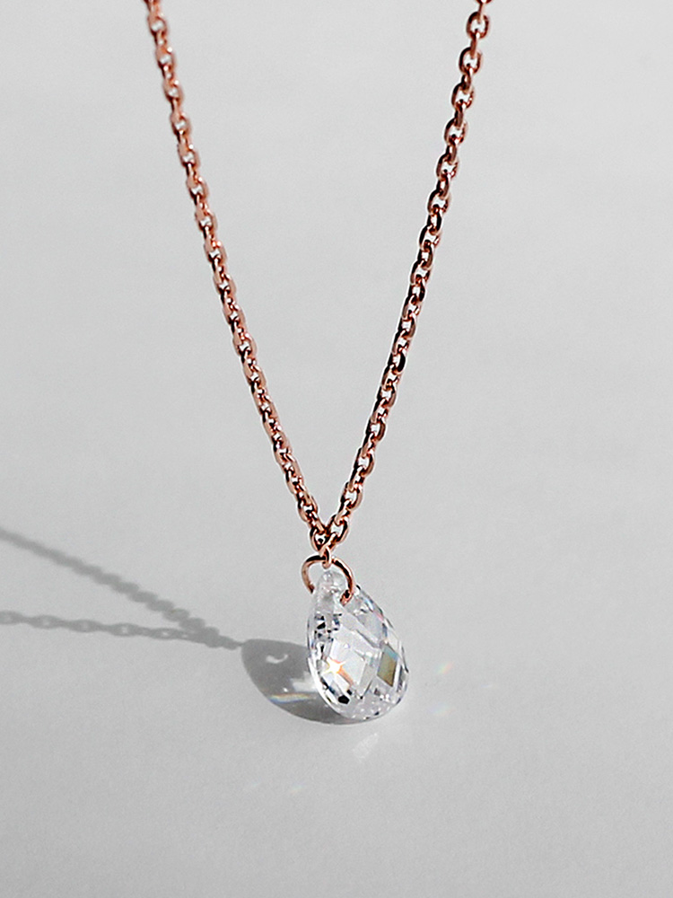 925 silver crystal necklace