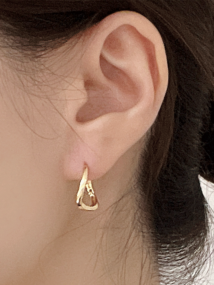 925 silver allure one-touch earring (원터치)
