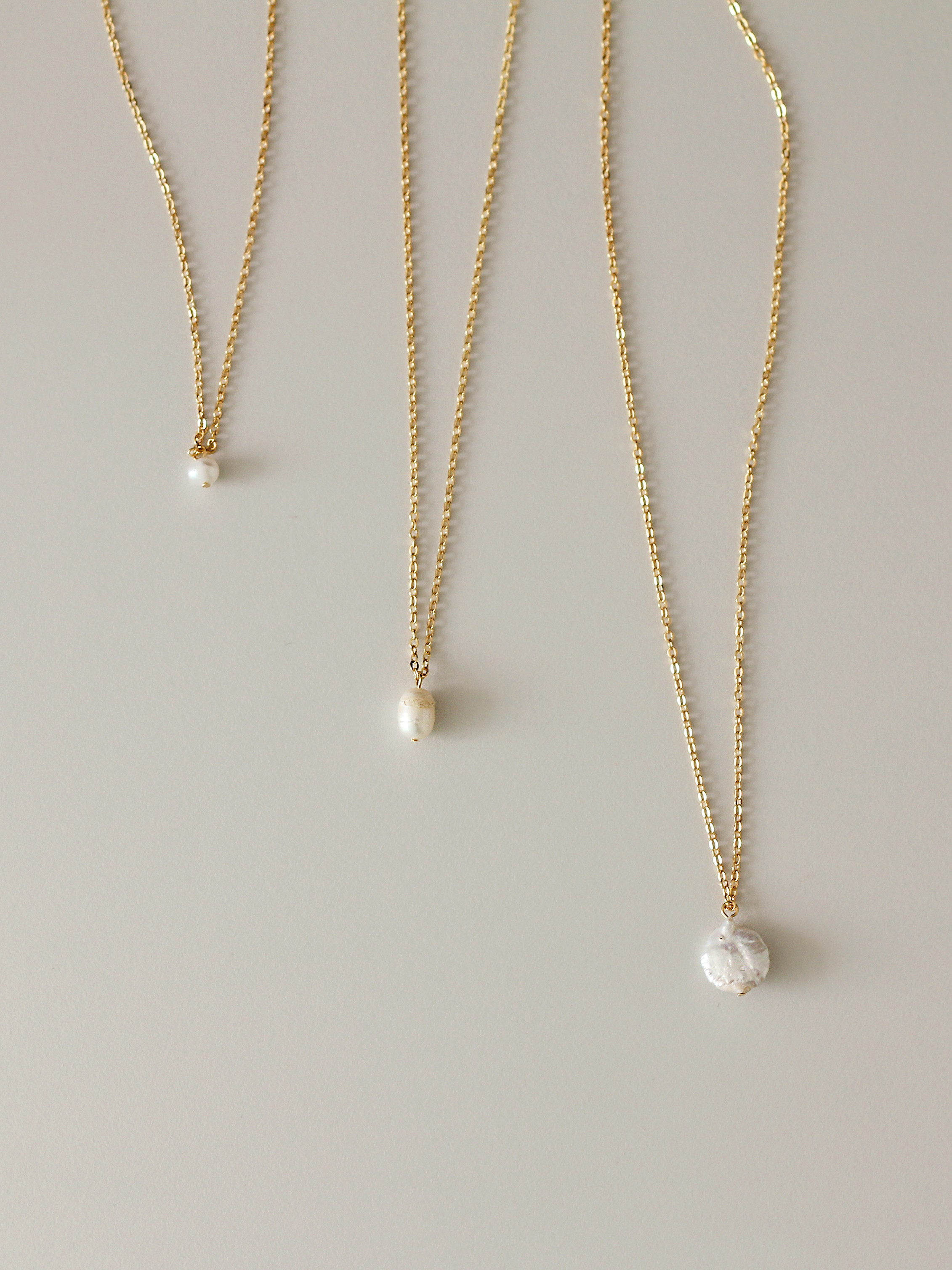 mother-of-pearl necklace set (3sets)