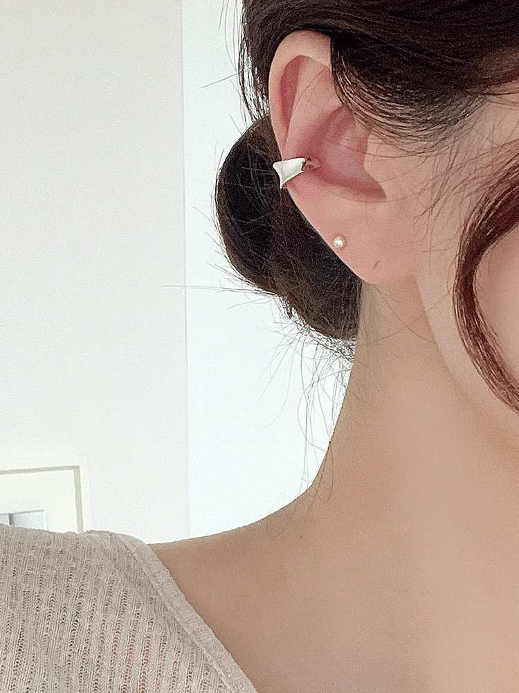 [*72h할인] 925 silver piece ear cuff (1pc) (이어커프//귀찌)