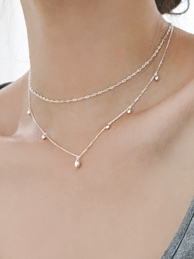 [클리어런스세일 ~up to 50%] 925 silver muse necklace