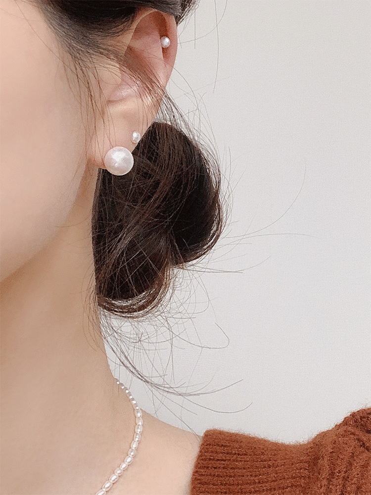 925 silver pearl earring (담수진주 6/8/10mm)