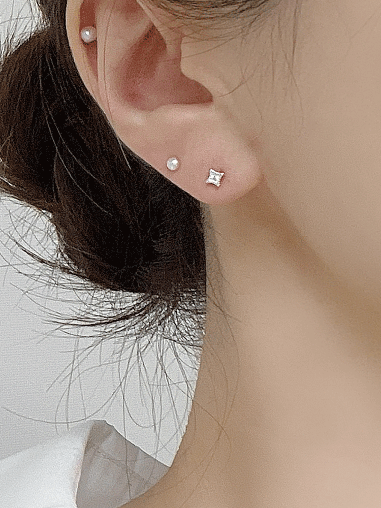 925 silver mini twinkle earring